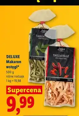 Lidl Makaron wstęgi Tagliatelle z chili Deluxe oferta