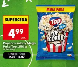 Biedronka Popcorn solony Mega Paka Top oferta