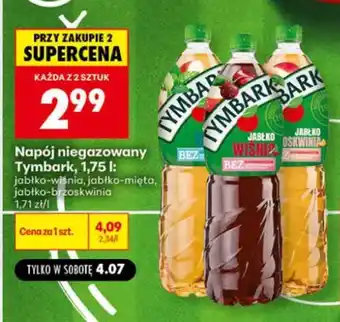 Biedronka Napój niegazowany Tymbark jabłko-mięta oferta