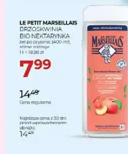 Jawa Drogerie Żel pod prysznic Le Petit Marseillais Brzoskwinia Bio Nektarynka oferta