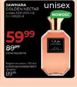 Jawa Drogerie Woda perfumowana Jawhara Golden Nectar oferta