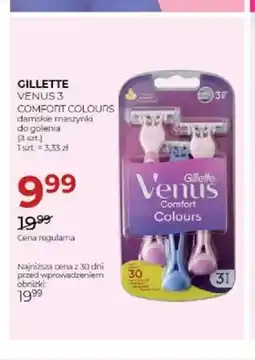 Jawa Drogerie Maszynki do golenia damskie Gillette Venus 3 Comfort Colours oferta