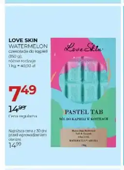Jawa Drogerie Czekolada do kąpieli Love Skin Watermelon oferta