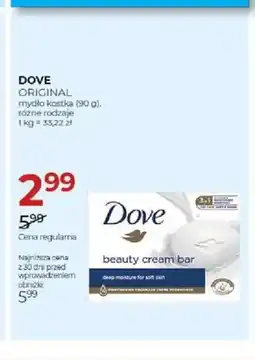 Jawa Drogerie Mydło w kostce Dove Original oferta