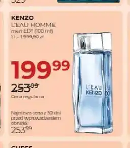 Jawa Drogerie Woda toaletowa Kenzo L'Eau Homme oferta
