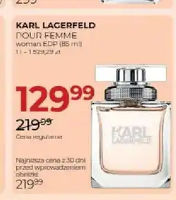 Jawa Drogerie Woda perfumowana Karl Lagerfeld Pour Femme oferta