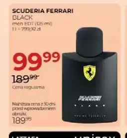 Jawa Drogerie Woda toaletowa Scuderia Ferrari Black oferta