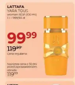 Jawa Drogerie Woda perfumowana Lattafa Yara Tous oferta