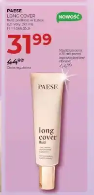 Jawa Drogerie Fluid podkład w tubce Paese Long Cover oferta