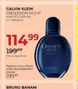 Jawa Drogerie Woda toaletowa Calvin Klein Obsession Night oferta