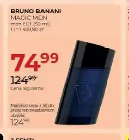 Jawa Drogerie Woda toaletowa Bruno Banani Magic Men oferta