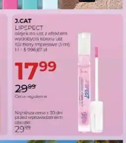Jawa Drogerie Olejek do ust J.Cat Lipspect oferta