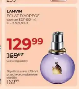 Jawa Drogerie Woda perfumowana Lanvin Eclat D'Arpege oferta