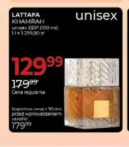 Jawa Drogerie Woda perfumowana Lattafa Khamrah oferta