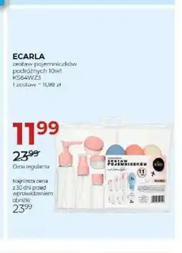 Jawa Drogerie Zestaw pojemniczków podróżnych Ecarla 10w1 oferta