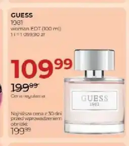 Jawa Drogerie Woda toaletowa Guess 1981 oferta