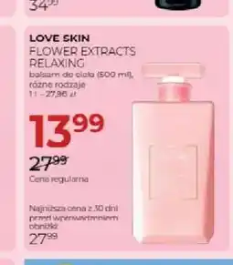 Jawa Drogerie Balsam do ciała Love Skin Flower Extracts Relaxing oferta