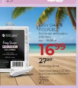 Jawa Drogerie Formy do akrylożelu Silcare Easy Shape Polygel oferta