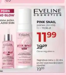 Jawa Drogerie Pianka do mycia twarzy Eveline Pink Snail oferta