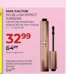 Jawa Drogerie Tusz do rzęs Max Factor False Lash Effect Supreme oferta