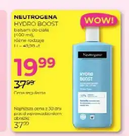 Jawa Drogerie Balsam do ciała Neutrogena Hydro Boost oferta