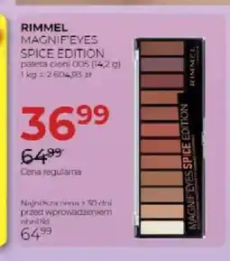 Jawa Drogerie Paleta cieni Rimmel Magnif'Eyes Spice Edition oferta