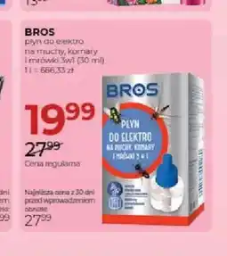 Jawa Drogerie Płyn do elektro na muchy komary i mrówki 3w1 Bros oferta