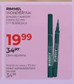 Jawa Drogerie Precision eyeliner Rimmel Wonder'Ink oferta