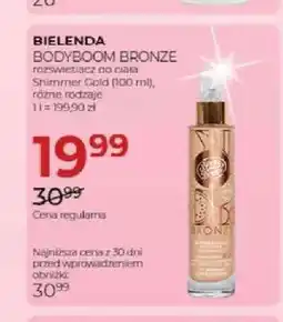 Jawa Drogerie Rozświetlacz do ciała Bielenda Bodyboom Bronze oferta