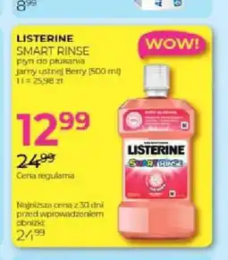 Jawa Drogerie Płyn do płukania jamy ustnej Listerine Smart Rinse oferta