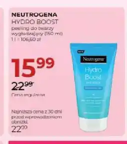 Jawa Drogerie Peeling do twarzy Neutrogena Hydro Boost oferta