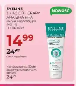 Jawa Drogerie Pianka oczyszczająca Eveline 3x Acid Therapy AHA BHA PHA oferta