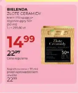 Jawa Drogerie Krem liftingująco-regenerujący 50+ Bielenda Złote Ceramidy oferta