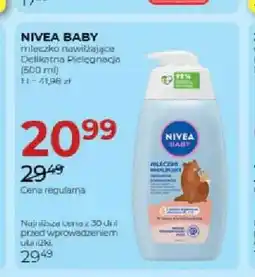 Jawa Drogerie Mleczko nawilżające Nivea Baby Delikatna Pielęgnacja oferta
