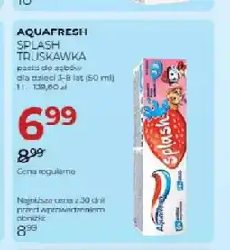 Jawa Drogerie Pasta do zębów dla dzieci Aquafresh Splash Truskawka oferta