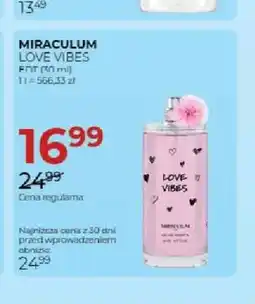 Jawa Drogerie Woda toaletowa Miraculum Love Vibes EDT oferta