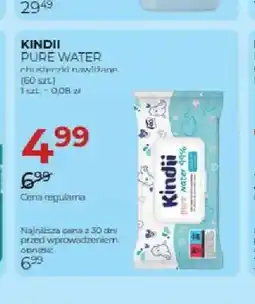 Jawa Drogerie Chusteczki nawilżane Kindii Pure Water oferta