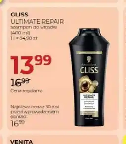 Jawa Drogerie Szampon do włosów Gliss Ultimate Repair oferta