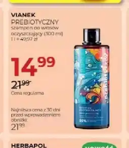 Jawa Drogerie Szampon do włosów oczyszczający Vianek Prebiotyczny oferta