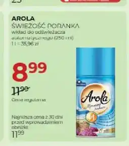 Jawa Drogerie Wkład do odświeżacza automatycznego Arola Świeżość Poranka oferta