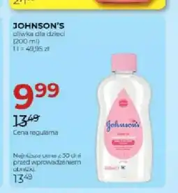 Jawa Drogerie Oliwka dla dzieci Johnson's oferta