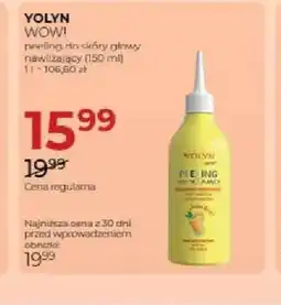Jawa Drogerie Peeling do skóry głowy nawilżający Yolyn Wow! oferta