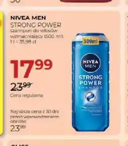 Jawa Drogerie Szampon do włosów wzmacniający Nivea Men Strong Power oferta