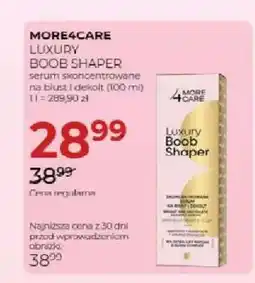 Jawa Drogerie Serum skoncentrowane na biust i dekolt More4Care Luxury Boob Shaper oferta