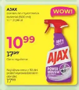 Jawa Drogerie Pianka do czyszczenia łazienki Ajax oferta
