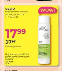 Jawa Drogerie Szampon do włosów suchych Bebio oferta