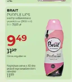 Jawa Drogerie Suchy odświeżacz powietrza Brait Purple Lips oferta