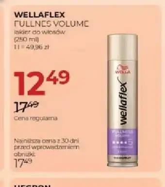 Jawa Drogerie Lakier do włosów Wellaflex Fullness Volume oferta