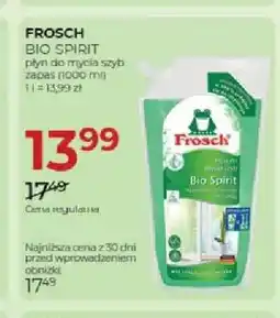 Jawa Drogerie Płyn do mycia szyb Frosch Bio Spirit oferta