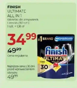 Jawa Drogerie Tabletki do zmywarek Finish Ultimate All in 1 oferta